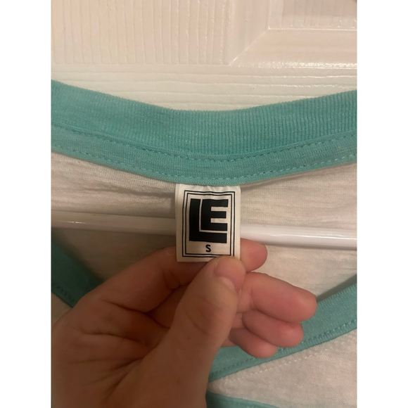 Le Women’s Turquoise “Mackinac Island” Long-sleeve Graphic Tee Sz. Small - Picture 5 of 6